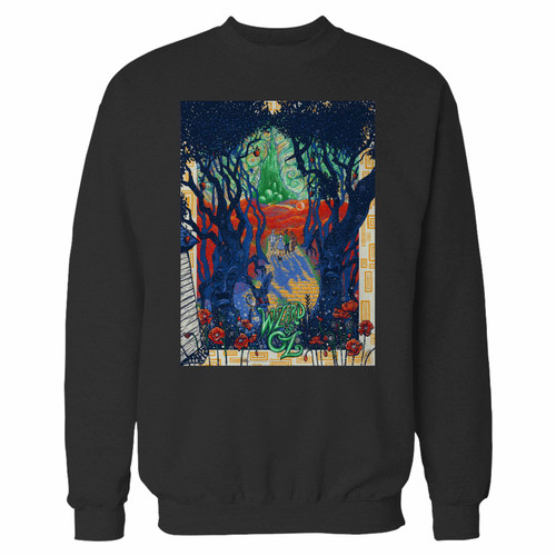 Your the wizard of oz movie crewneck sweatshirt just got an update. This super comfortable and lighter weight crewneck will become your favorite go-to sweatshirt. The cozy spandex cuffs and waistband make this pill-resistant sweatshirt a fan favorite.And your group will look and feel their best in this premium ringspun cotton crew.