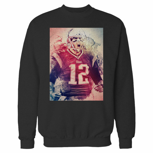 Your tom brady new england patriots crewneck sweatshirt just got an update. This super comfortable and lighter weight crewneck will become your favorite go-to sweatshirt. The cozy spandex cuffs and waistband make this pill-resistant sweatshirt a fan favorite.And your group will look and feel their best in this premium ringspun cotton crew.