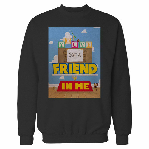 Your toy story disney quotes crewneck sweatshirt just got an update. This super comfortable and lighter weight crewneck will become your favorite go-to sweatshirt. The cozy spandex cuffs and waistband make this pill-resistant sweatshirt a fan favorite.And your group will look and feel their best in this premium ringspun cotton crew.