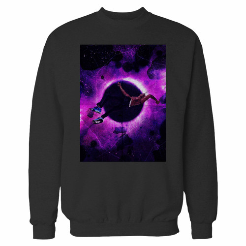 Your travis scott astroworld 2 inspired crewneck sweatshirt just got an update. This super comfortable and lighter weight crewneck will become your favorite go-to sweatshirt. The cozy spandex cuffs and waistband make this pill-resistant sweatshirt a fan favorite.And your group will look and feel their best in this premium ringspun cotton crew.