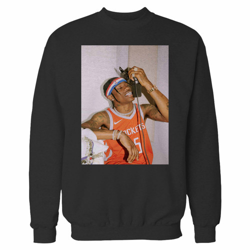 Your travis scott recording sessions crewneck sweatshirt just got an update. This super comfortable and lighter weight crewneck will become your favorite go-to sweatshirt. The cozy spandex cuffs and waistband make this pill-resistant sweatshirt a fan favorite.And your group will look and feel their best in this premium ringspun cotton crew.