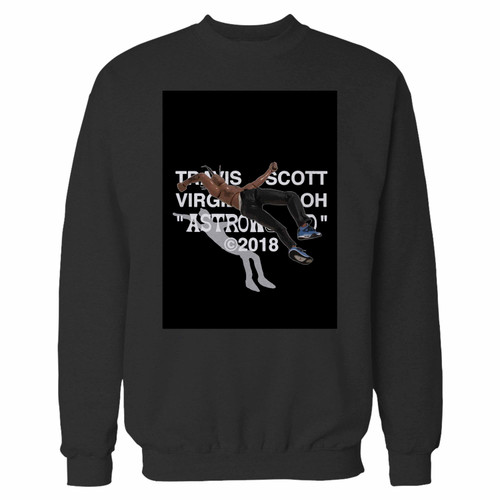 Your travis scott virgil abloh astroworld music inspired crewneck sweatshirt just got an update. This super comfortable and lighter weight crewneck will become your favorite go-to sweatshirt. The cozy spandex cuffs and waistband make this pill-resistant sweatshirt a fan favorite.And your group will look and feel their best in this premium ringspun cotton crew.