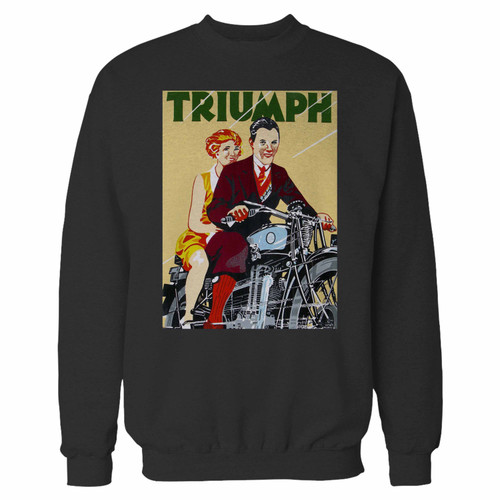 Your triumph motorbikes old antique crewneck sweatshirt just got an update. This super comfortable and lighter weight crewneck will become your favorite go-to sweatshirt. The cozy spandex cuffs and waistband make this pill-resistant sweatshirt a fan favorite.And your group will look and feel their best in this premium ringspun cotton crew.