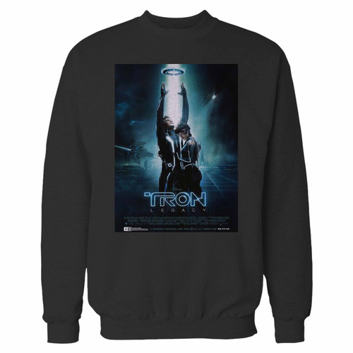 Your tron legacy movie crewneck sweatshirt just got an update. This super comfortable and lighter weight crewneck will become your favorite go-to sweatshirt. The cozy spandex cuffs and waistband make this pill-resistant sweatshirt a fan favorite.And your group will look and feel their best in this premium ringspun cotton crew.