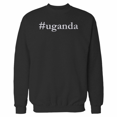 Your uganda hashtag crewneck sweatshirt just got an update. This super comfortable and lighter weight crewneck will become your favorite go-to sweatshirt. The cozy spandex cuffs and waistband make this pill-resistant sweatshirt a fan favorite.And your group will look and feel their best in this premium ringspun cotton crew.