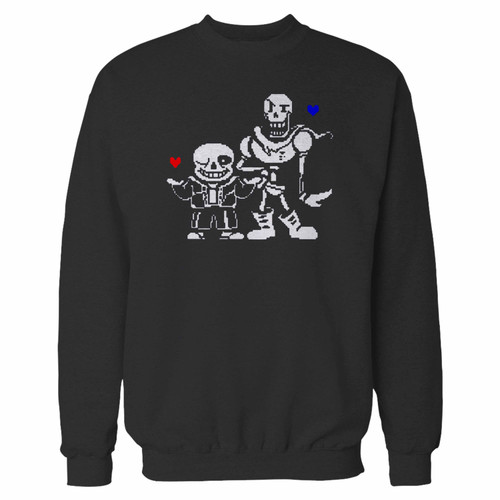 Your undertale sans papyrus crewneck sweatshirt just got an update. This super comfortable and lighter weight crewneck will become your favorite go-to sweatshirt. The cozy spandex cuffs and waistband make this pill-resistant sweatshirt a fan favorite.And your group will look and feel their best in this premium ringspun cotton crew.