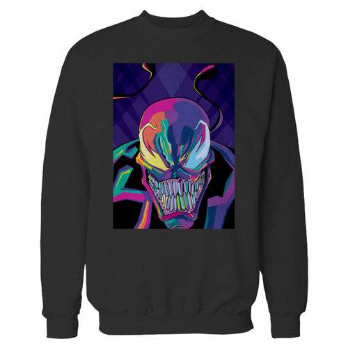 Your venom portrait crewneck sweatshirt just got an update. This super comfortable and lighter weight crewneck will become your favorite go-to sweatshirt. The cozy spandex cuffs and waistband make this pill-resistant sweatshirt a fan favorite.And your group will look and feel their best in this premium ringspun cotton crew.