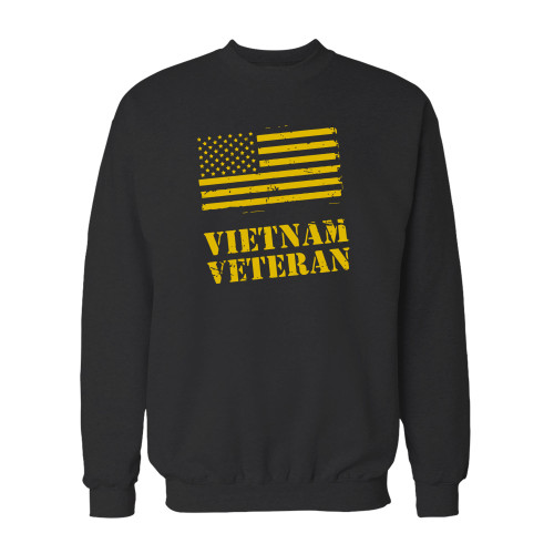 Your vietnam veteran crewneck sweatshirt just got an update. This super comfortable and lighter weight crewneck will become your favorite go-to sweatshirt. The cozy spandex cuffs and waistband make this pill-resistant sweatshirt a fan favorite.And your group will look and feel their best in this premium ringspun cotton crew.