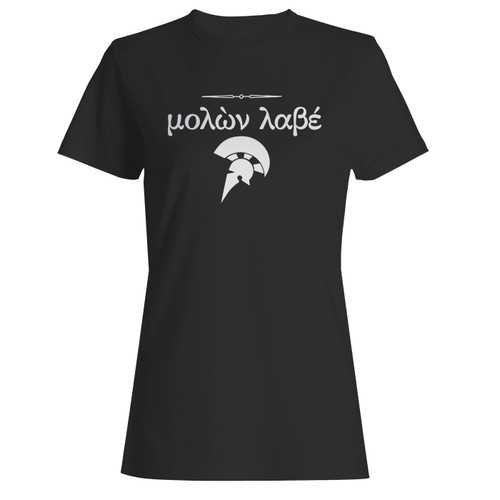 These are molon labe greek spartan defiant saying come and take them women t shirt that are cute tied to the side or paired with a cardigan or jacket for a more styled look. So comfy and classic, they are sure to make your vacation extra magical.