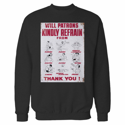 Your vintage swimming pool crewneck sweatshirt just got an update. This super comfortable and lighter weight crewneck will become your favorite go-to sweatshirt. The cozy spandex cuffs and waistband make this pill-resistant sweatshirt a fan favorite.And your group will look and feel their best in this premium ringspun cotton crew.