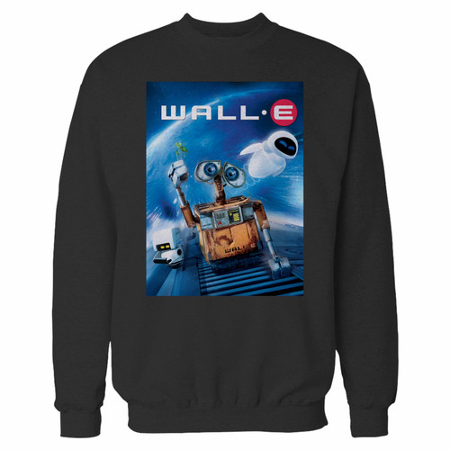 Your wall-e disney movie crewneck sweatshirt just got an update. This super comfortable and lighter weight crewneck will become your favorite go-to sweatshirt. The cozy spandex cuffs and waistband make this pill-resistant sweatshirt a fan favorite.And your group will look and feel their best in this premium ringspun cotton crew.