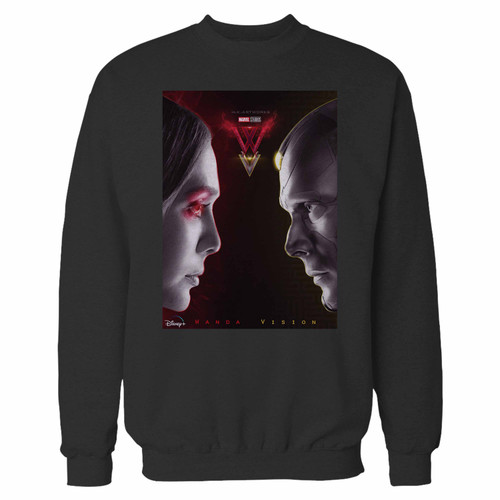 Your wandavision 3 crewneck sweatshirt just got an update. This super comfortable and lighter weight crewneck will become your favorite go-to sweatshirt. The cozy spandex cuffs and waistband make this pill-resistant sweatshirt a fan favorite.And your group will look and feel their best in this premium ringspun cotton crew.