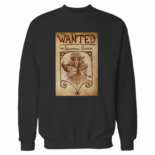 Your wanted the sanderson sisters hocus pocus crewneck sweatshirt just got an update. This super comfortable and lighter weight crewneck will become your favorite go-to sweatshirt. The cozy spandex cuffs and waistband make this pill-resistant sweatshirt a fan favorite.And your group will look and feel their best in this premium ringspun cotton crew.