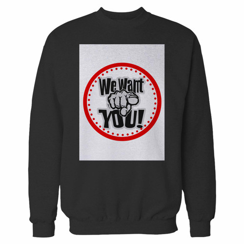 Your we want you crewneck sweatshirt just got an update. This super comfortable and lighter weight crewneck will become your favorite go-to sweatshirt. The cozy spandex cuffs and waistband make this pill-resistant sweatshirt a fan favorite.And your group will look and feel their best in this premium ringspun cotton crew.