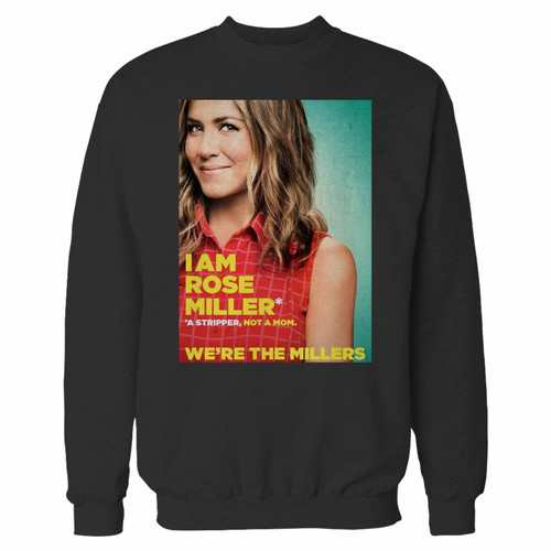 Your weqxre the millers jennifer aniston crewneck sweatshirt just got an update. This super comfortable and lighter weight crewneck will become your favorite go-to sweatshirt. The cozy spandex cuffs and waistband make this pill-resistant sweatshirt a fan favorite.And your group will look and feel their best in this premium ringspun cotton crew.