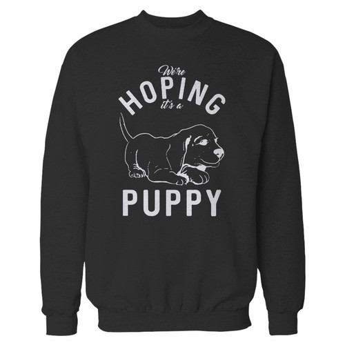 Your were hoping its a puppy inspired crewneck sweatshirt just got an update. This super comfortable and lighter weight crewneck will become your favorite go-to sweatshirt. The cozy spandex cuffs and waistband make this pill-resistant sweatshirt a fan favorite.And your group will look and feel their best in this premium ringspun cotton crew.