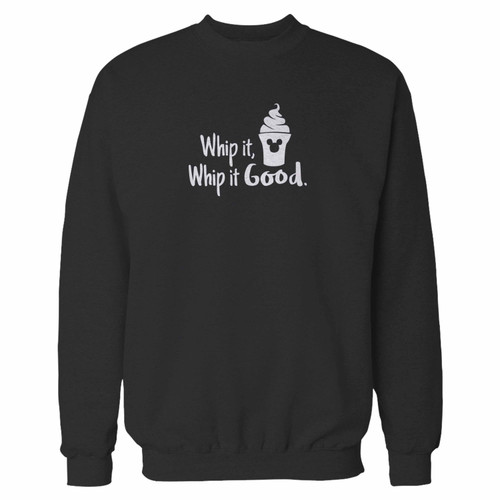 Your whip it good disney inspired dole whip crewneck sweatshirt just got an update. This super comfortable and lighter weight crewneck will become your favorite go-to sweatshirt. The cozy spandex cuffs and waistband make this pill-resistant sweatshirt a fan favorite.And your group will look and feel their best in this premium ringspun cotton crew.