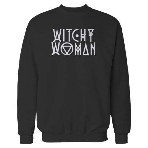 Your witchy woman crewneck sweatshirt just got an update. This super comfortable and lighter weight crewneck will become your favorite go-to sweatshirt. The cozy spandex cuffs and waistband make this pill-resistant sweatshirt a fan favorite.And your group will look and feel their best in this premium ringspun cotton crew.