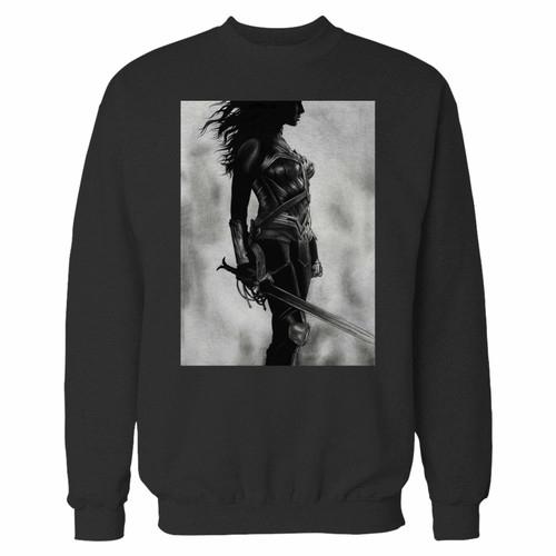 Your wonder woman dc comic gal gadot crewneck sweatshirt just got an update. This super comfortable and lighter weight crewneck will become your favorite go-to sweatshirt. The cozy spandex cuffs and waistband make this pill-resistant sweatshirt a fan favorite.And your group will look and feel their best in this premium ringspun cotton crew.
