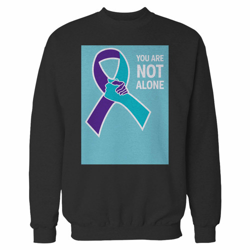 Your you are not alone crewneck sweatshirt just got an update. This super comfortable and lighter weight crewneck will become your favorite go-to sweatshirt. The cozy spandex cuffs and waistband make this pill-resistant sweatshirt a fan favorite.And your group will look and feel their best in this premium ringspun cotton crew.