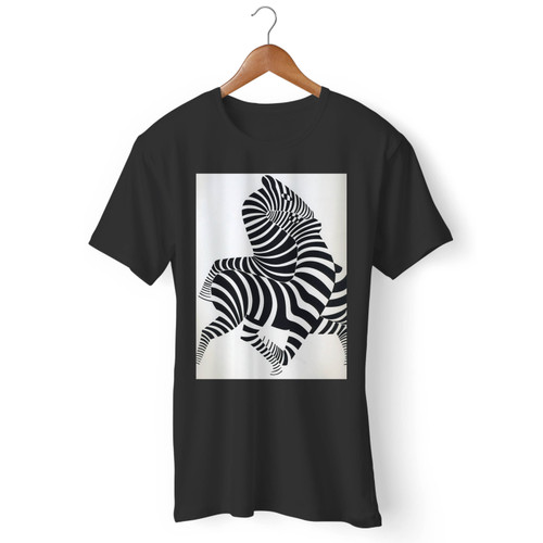 Zebra Victor Vasarely Men T Shirt