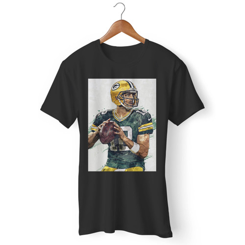 Aaron Rodgers Green Bay Packers Men T Shirt