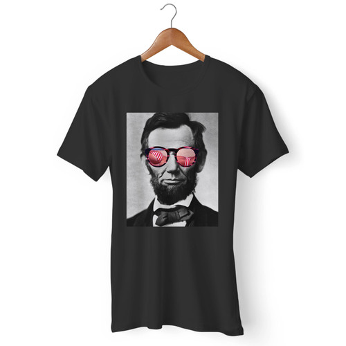 Abraham Lincoln With Sunglasses Men T Shirt