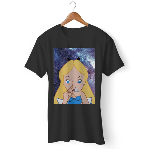 Alice In Wonderland Doing A Bump Men T Shirt
