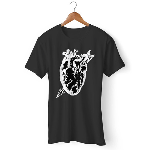 Anatomical Black Heart Men T Shirt Anatomical Black Heart Men T Shirt