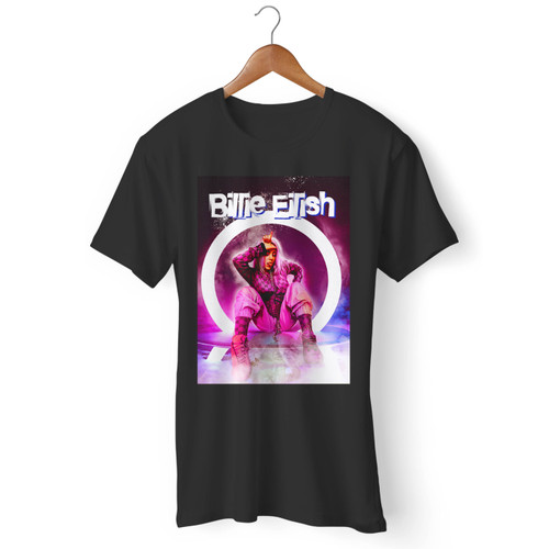 Billie Eilish Poster Pink Men T Shirt