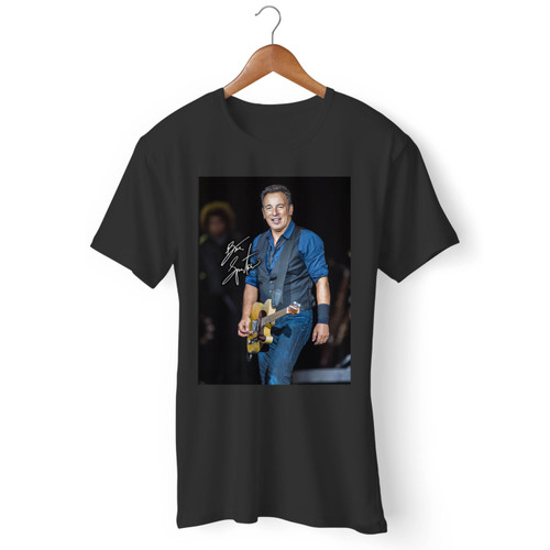 Bruce Springsteen Signed Autograph Men T Shirt Bruce Springsteen Signed Autograph Men T Shirt