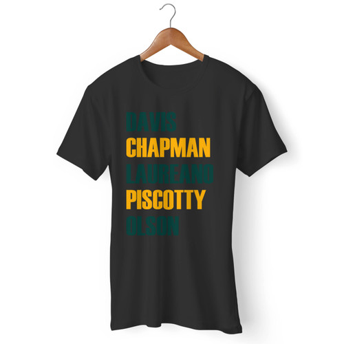 Davis Chapman Laureano Piscotty Olson Athletics Players Men T Shirt Davis Chapman Laureano Piscotty Olson Athletics Players Men T Shirt
