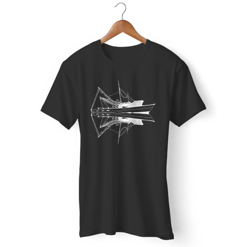 Mirror Boat Men T Shirt