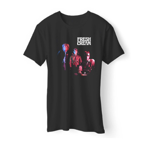 New Cream Fresh Cream Album Rock Band Men T Shirt