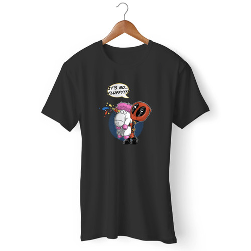 New Deadpool Its So Fluffy Unicorn Parody Men T Shirt