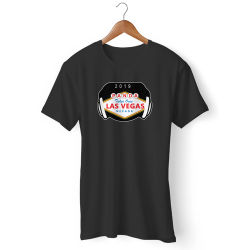 Panda Takes Over Las Vegas Men T Shirt
