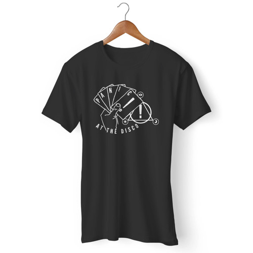 Panic! At The Disco Card Logo Men T Shirt