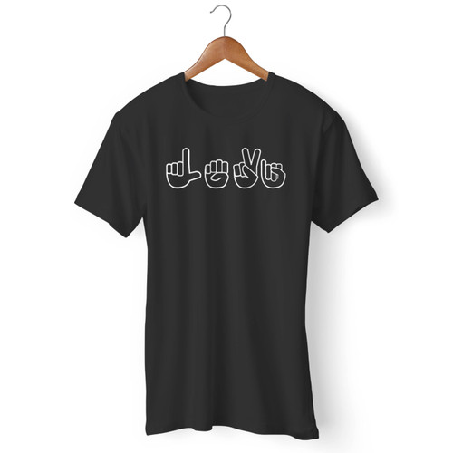 Personalized Sign Language Asl Men T Shirt
