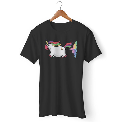 Pretty Magical Chubby Unicorn With Rainbow Fart Men T Shirt