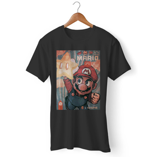 Super Mario Bros Inspired Men T Shirt