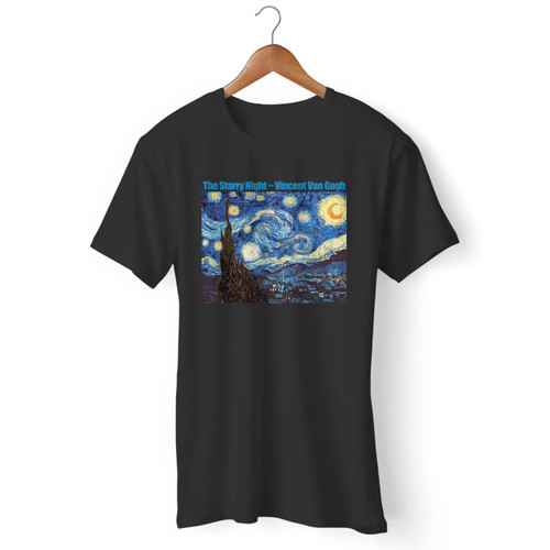 The Starry Night Van Gogh Men T Shirt