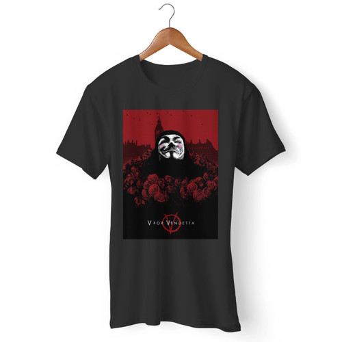 V For Vendetta Mask Men T Shirt