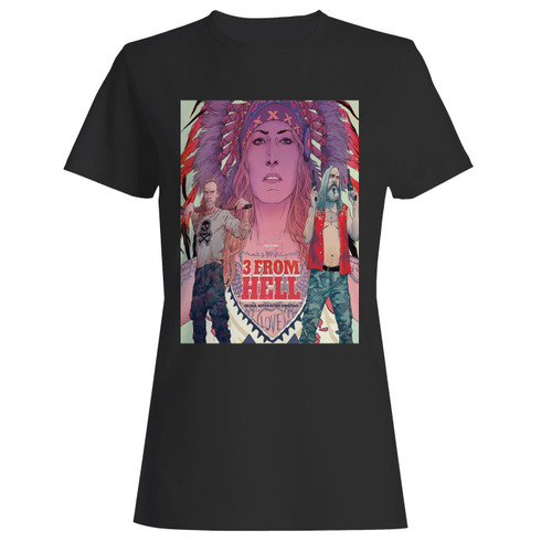 These are 3 from hell art women t shirt that are cute tied to the side or paired with a cardigan or jacket for a more styled look. So comfy and classic, they are sure to make your vacation extra magical.