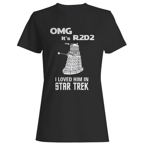 These are omg its r2-d2 women t shirt that are cute tied to the side or paired with a cardigan or jacket for a more styled look. So comfy and classic, they are sure to make your vacation extra magical.