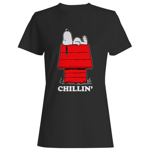These are chillin charlie brown peanuts snoopy women t shirt that are cute tied to the side or paired with a cardigan or jacket for a more styled look. So comfy and classic, they are sure to make your vacation extra magical.
