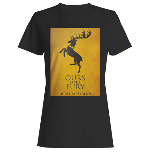 These are game of thrones ours is the fury women t shirt that are cute tied to the side or paired with a cardigan or jacket for a more styled look. So comfy and classic, they are sure to make your vacation extra magical.