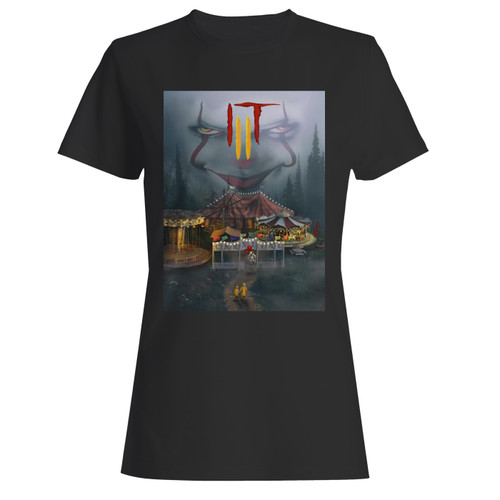 These are it chapter two cover inspired women t shirt that are cute tied to the side or paired with a cardigan or jacket for a more styled look. So comfy and classic, they are sure to make your vacation extra magical.