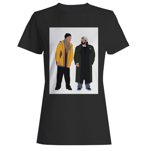 These are jay and silent bob art women t shirt that are cute tied to the side or paired with a cardigan or jacket for a more styled look. So comfy and classic, they are sure to make your vacation extra magical.