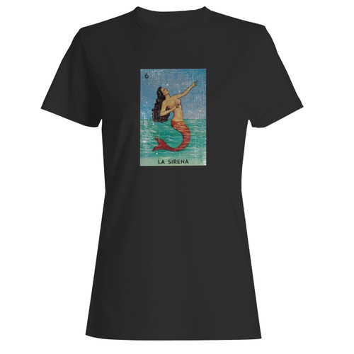 These are la sirena mexican loteria bingo card women t shirt that are cute tied to the side or paired with a cardigan or jacket for a more styled look. So comfy and classic, they are sure to make your vacation extra magical.