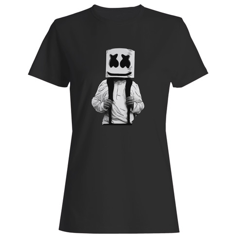 These are marshmello edm dj music women t shirt that are cute tied to the side or paired with a cardigan or jacket for a more styled look. So comfy and classic, they are sure to make your vacation extra magical.